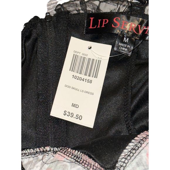 New Lip Service Hot Topic Dia De Los Muertos Dress - Picture 11 of 12